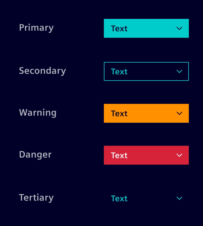 Dropdown alternatives - text