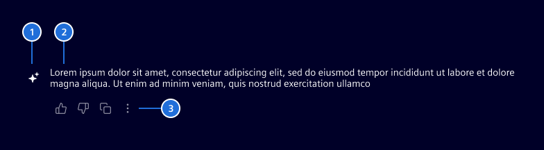 AI message elements