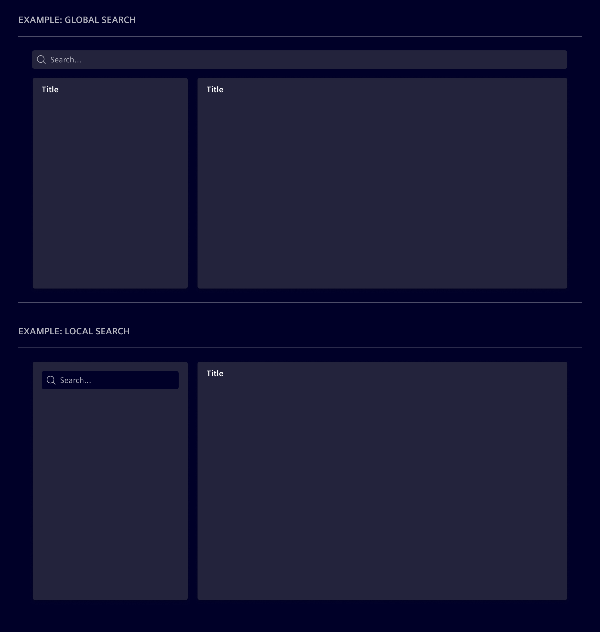 Filter Bar