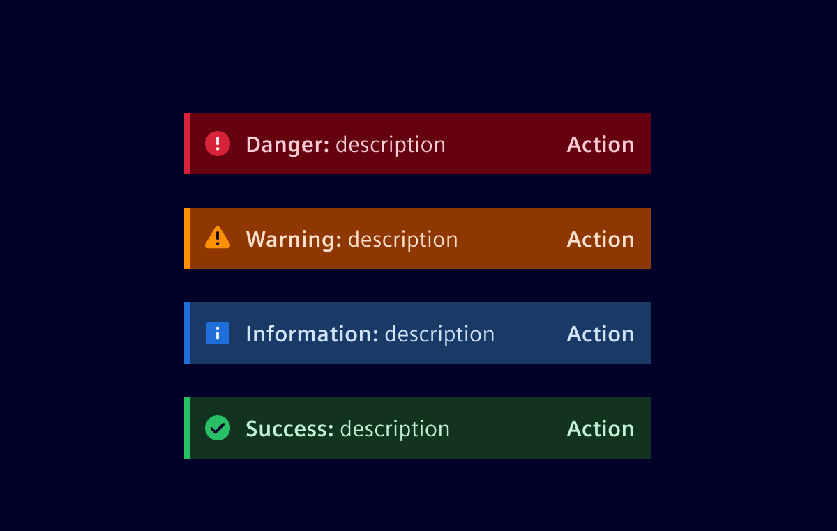 Inline Notification Variations