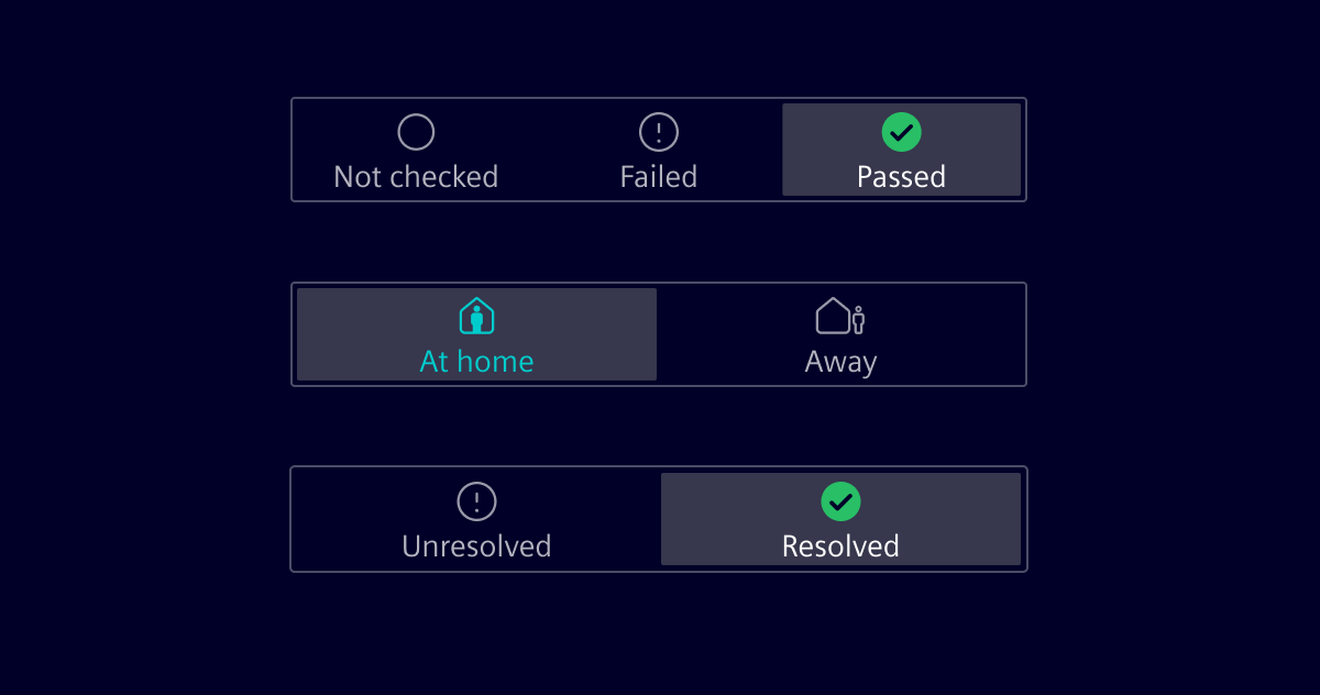 Status Toggle Examples