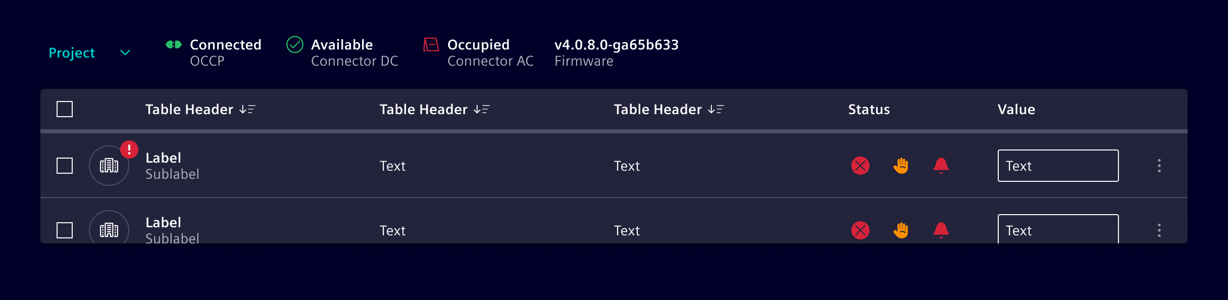 Summary Widget Example