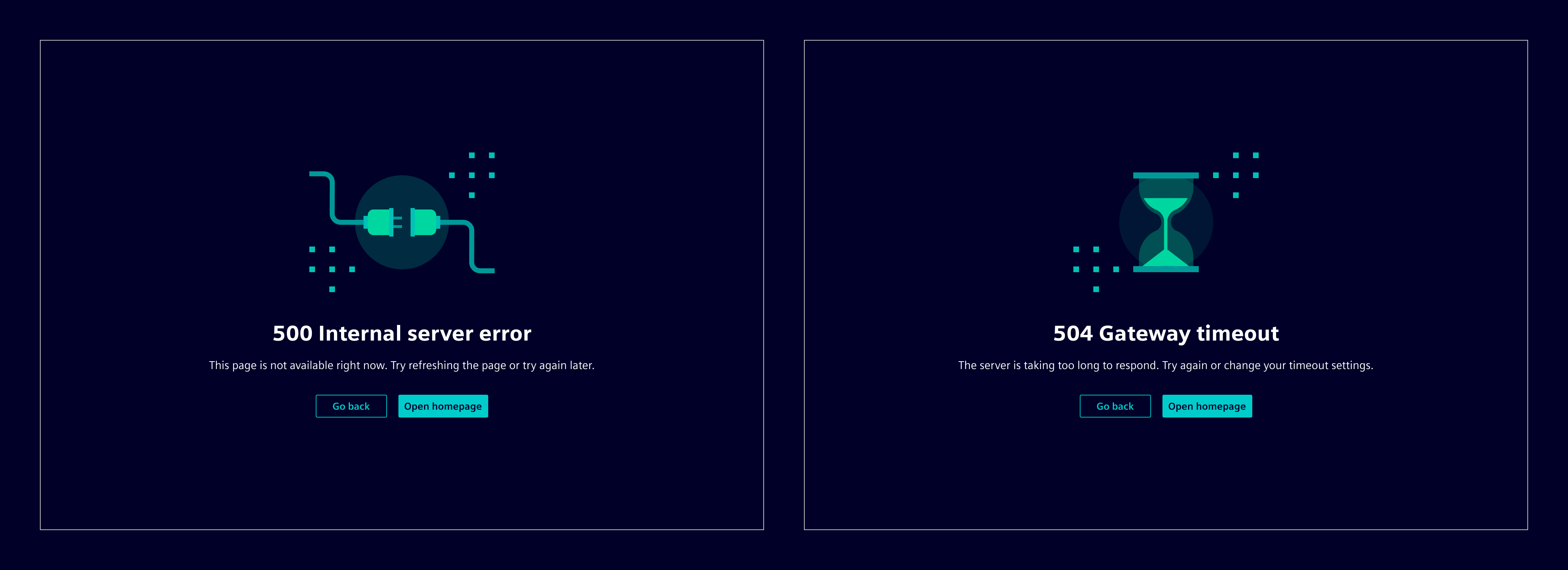 HTTP error pages