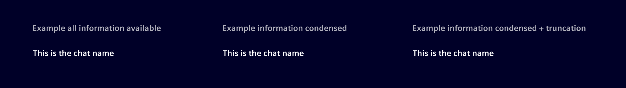 AI chat history elements