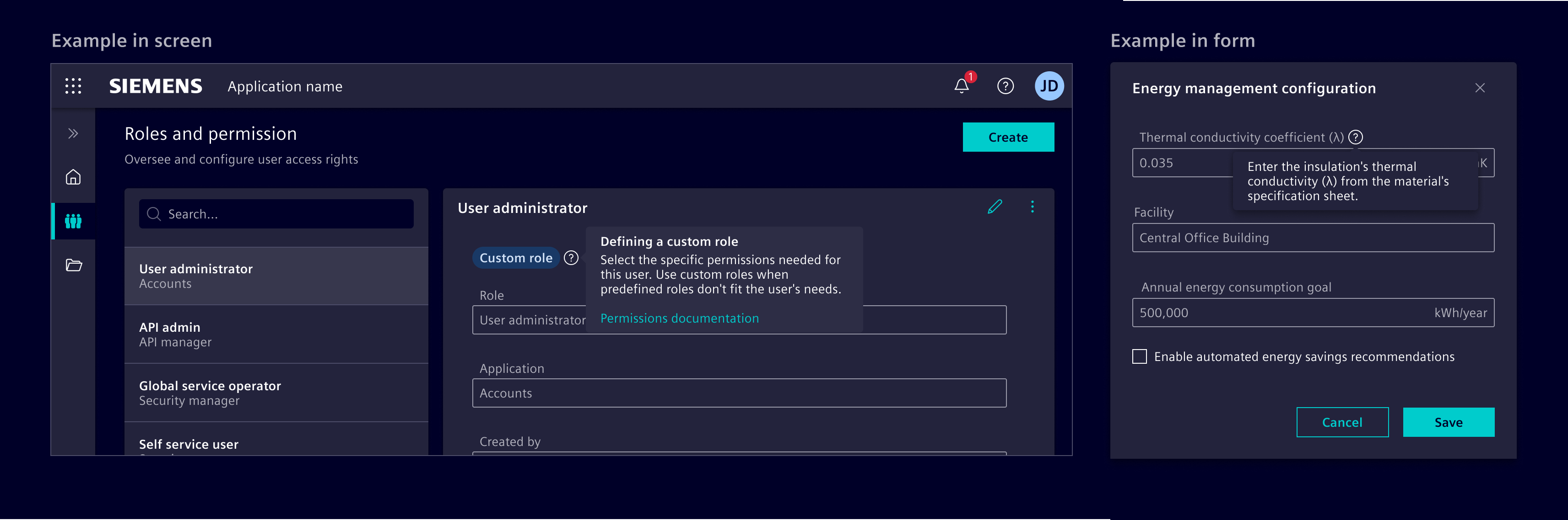Help - contextual